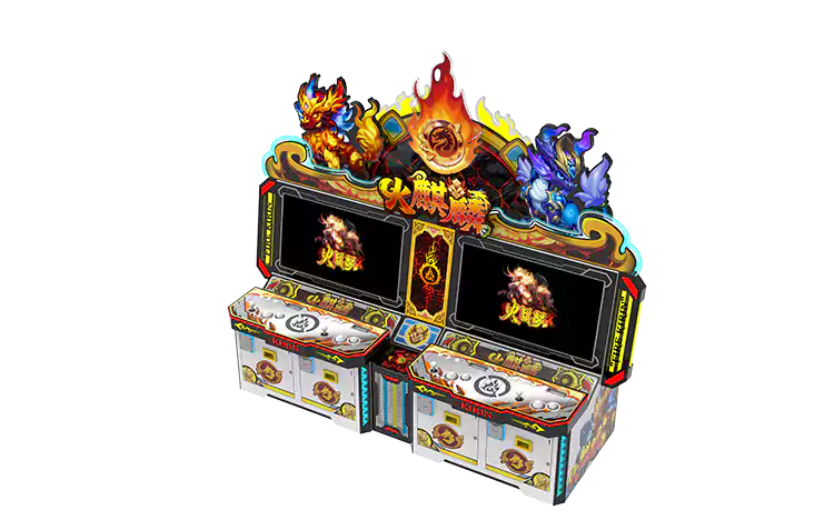 Fire Kirin 4 players cabinet view