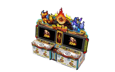 Fire Kirin 4 players - Multiplayer shooting fish arcade machine cabinet view