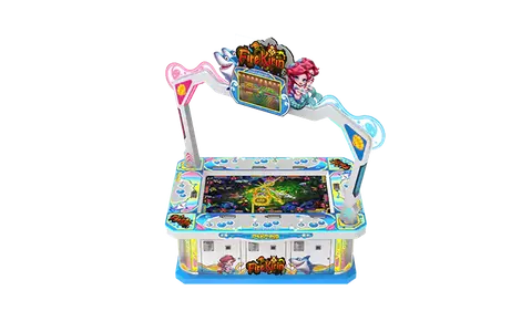 Fire Kirin 8 players - Multiplayer shooting fish arcade machine cabinet view
