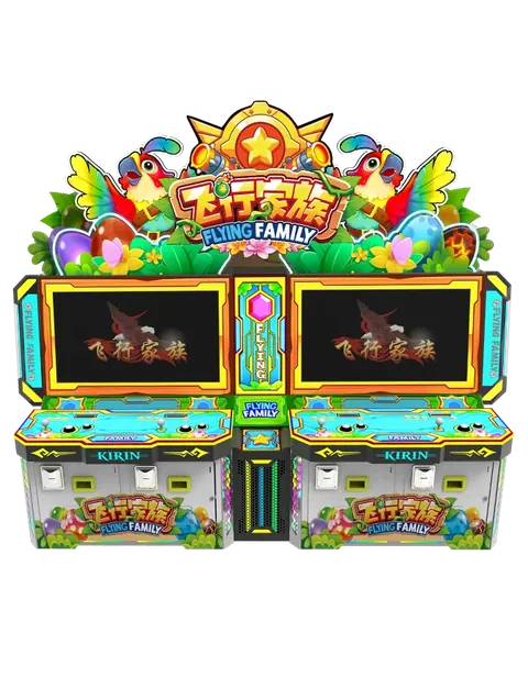 Flying Family - Multiplayer Redemption Arcade Machine cabinet view