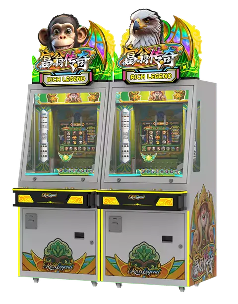 Rich Legend - Coin Pusher Machine cabinet view