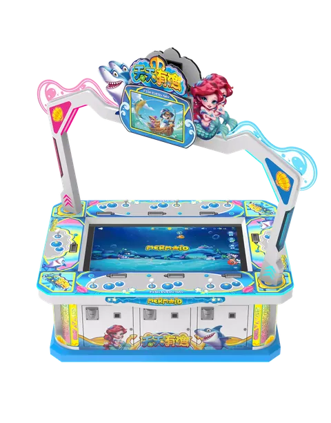TianTianYouYu - Multiplayer shooting fish arcade machine cabinet view